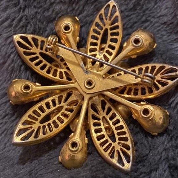 Vintage pink brooch (AL) - Picture 3 of 4